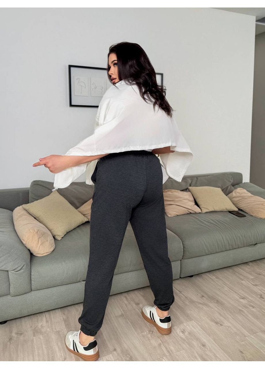 Спортивні штани жіночі трикотажні джогери No Brand (360772478)