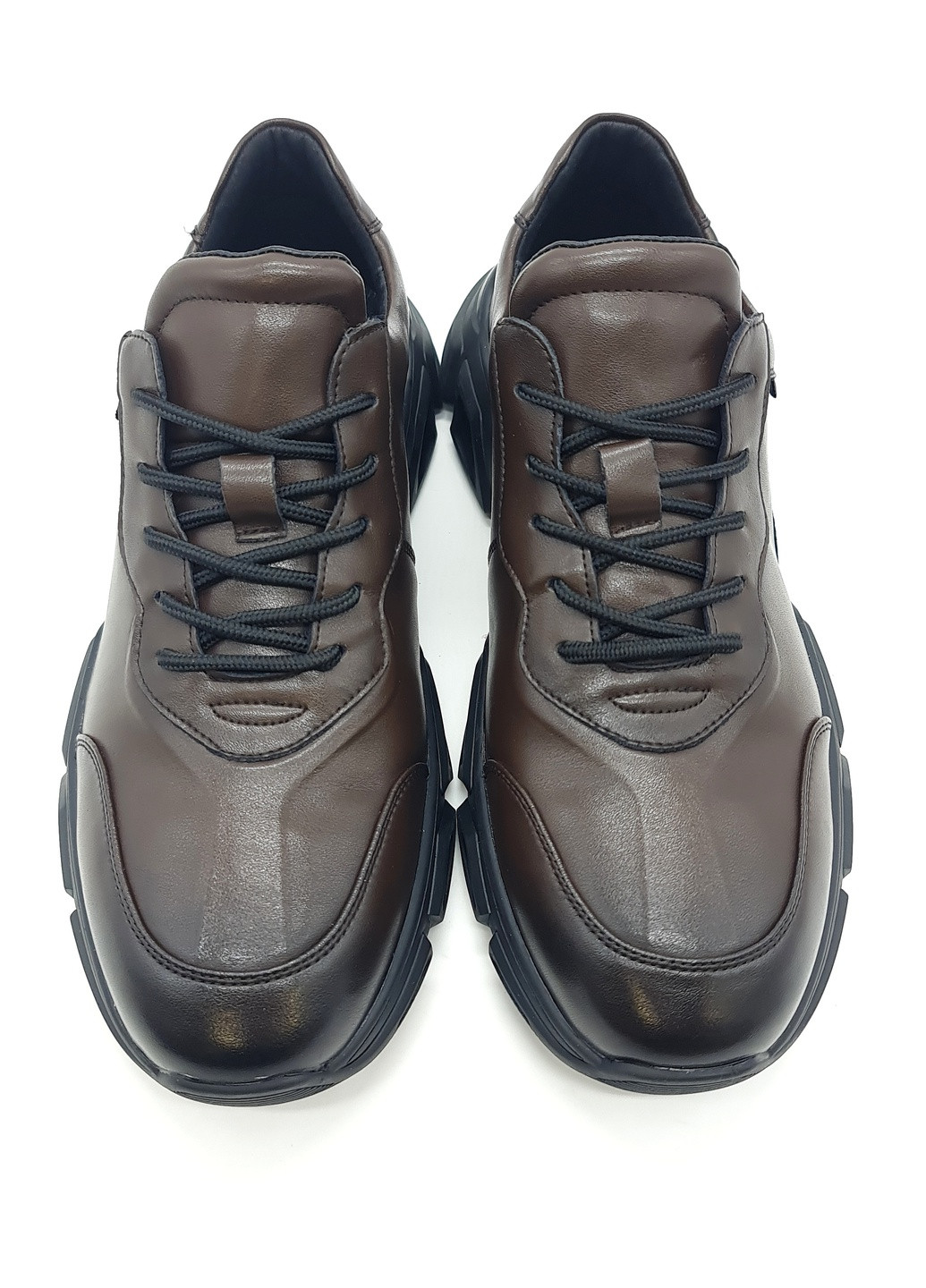 Коричневые чоловічі туфлі коричневі шкіряні ya-11-15 27,5 см (р) Yalasou
