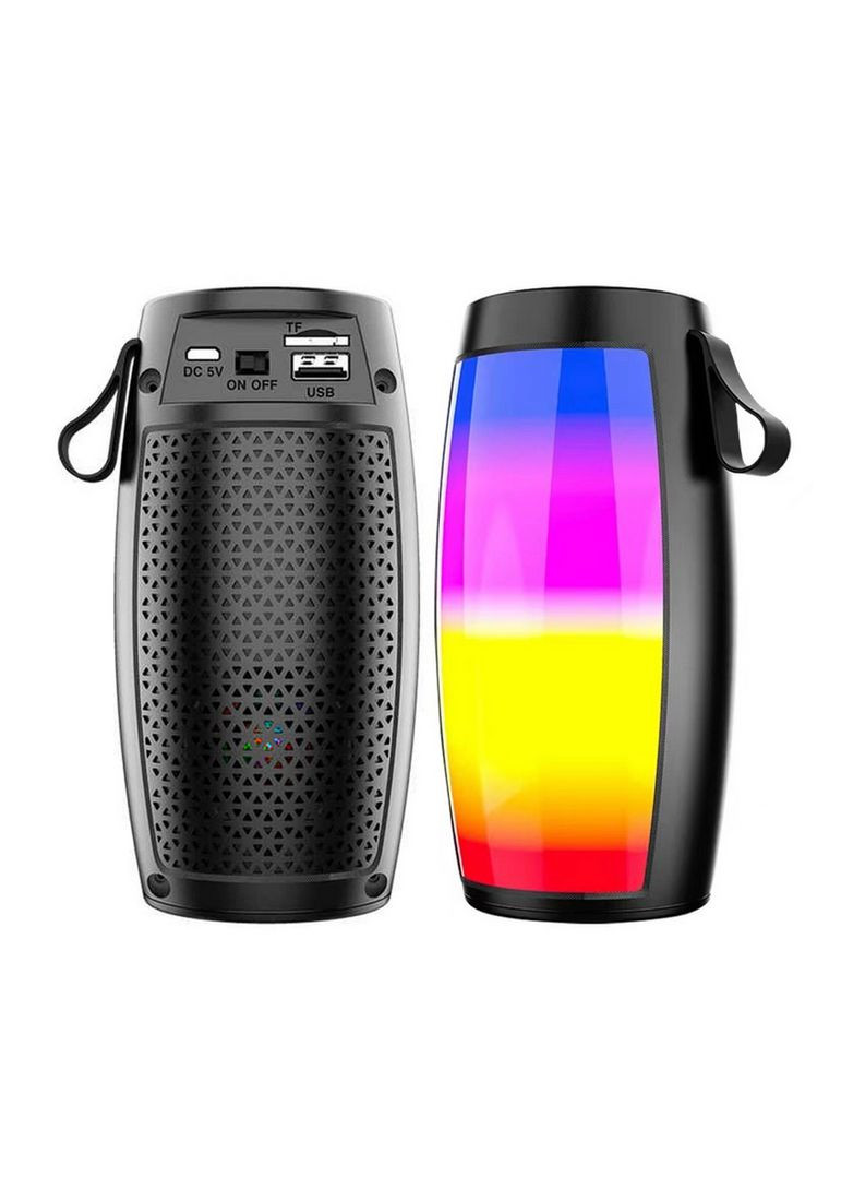 Портативная блютуз колонка с RGBподсветкой 5.0 ZQS 1202 Черный No Brand (306557421)