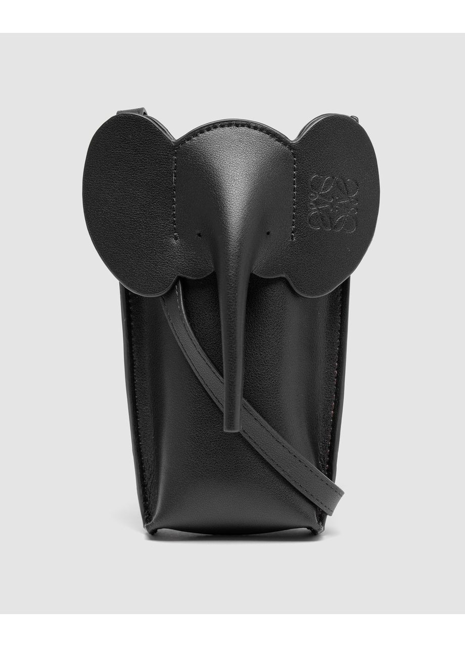 Сумка жіноча Elephant Pocket Bag in Classic Calfskin Black No Brand (386417377)