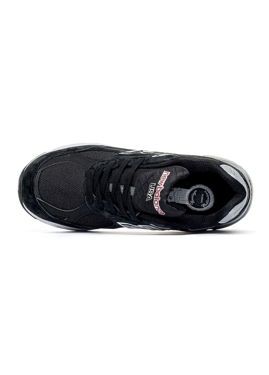 Черные демисезонные кроссовки мужские black, вьетнам New Balance 990 V3 Kith