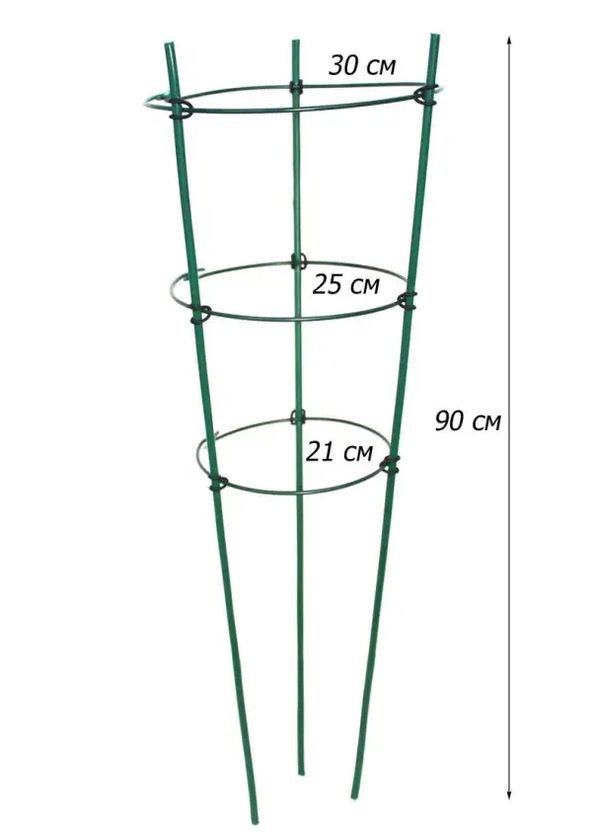 Металлическая поддержка для растений 3 круга 90 см ELSA IFR-90 (339041137)