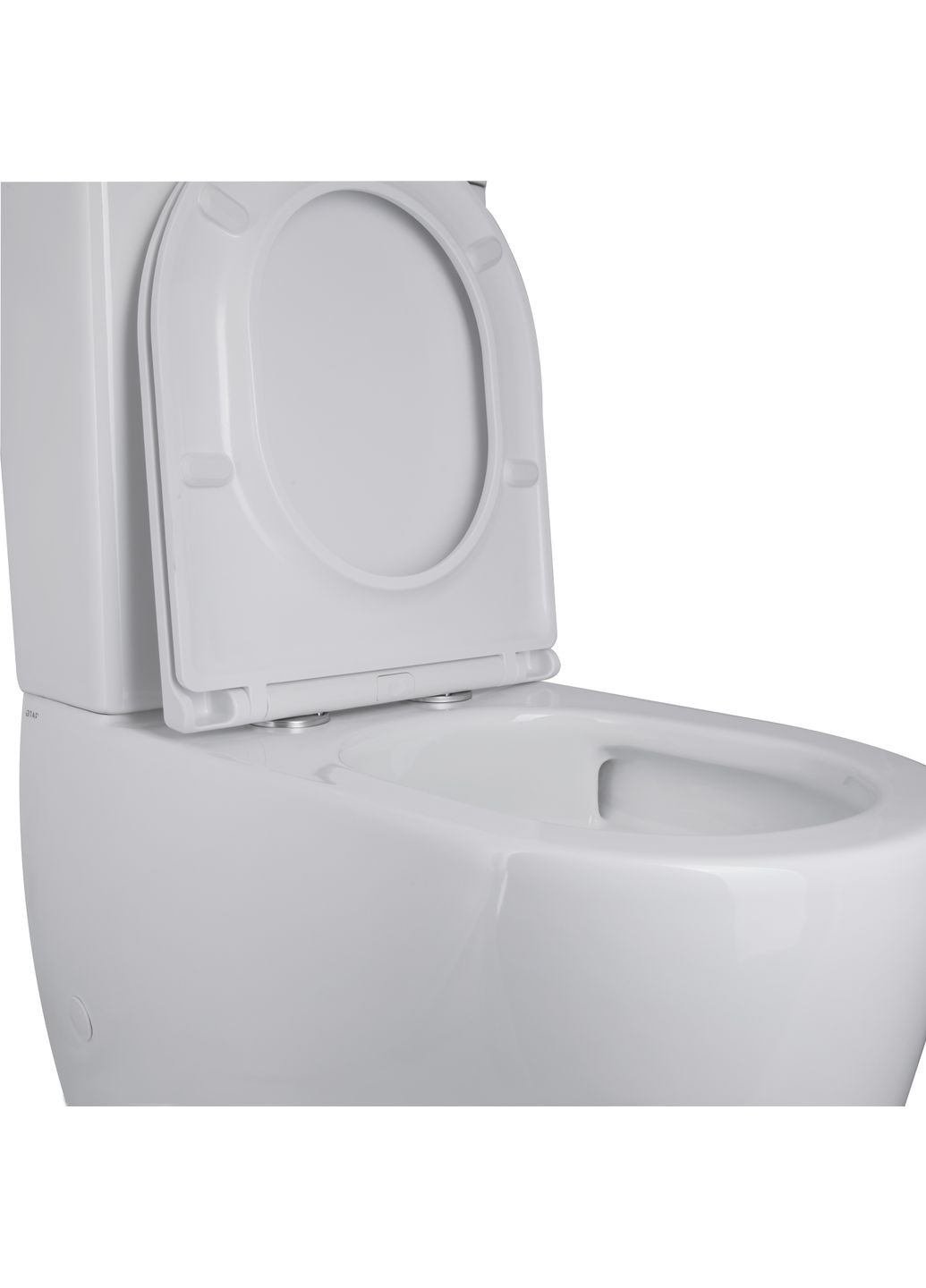 Унітаз-компакт Robin Ultra Quiet безободковий з сидінням Soft-close Qtap QT13226089AW (341326451)