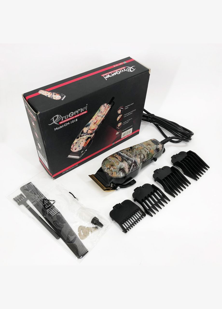 Машинка для стрижки волос с насадками GM-1018 Gemei (331162730)