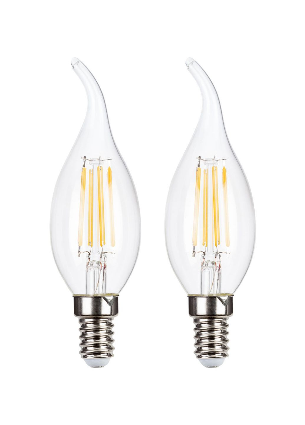 Набір LED ламп філаментних 470 люмен E14 2 шт Livarno home (278593931)