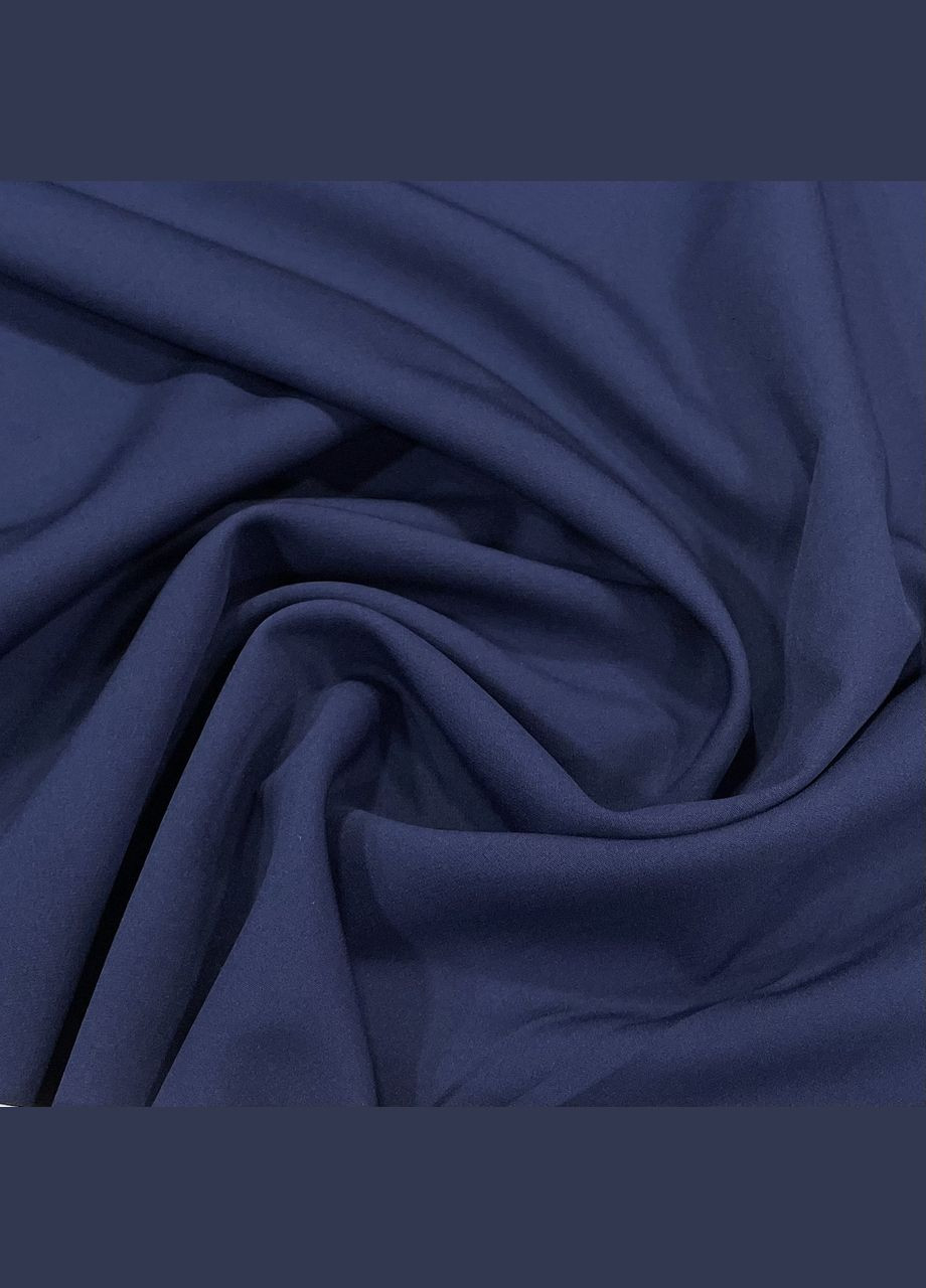Костюмная ткань креп Барби темно-синяя пог. м. No Brand (329744058)