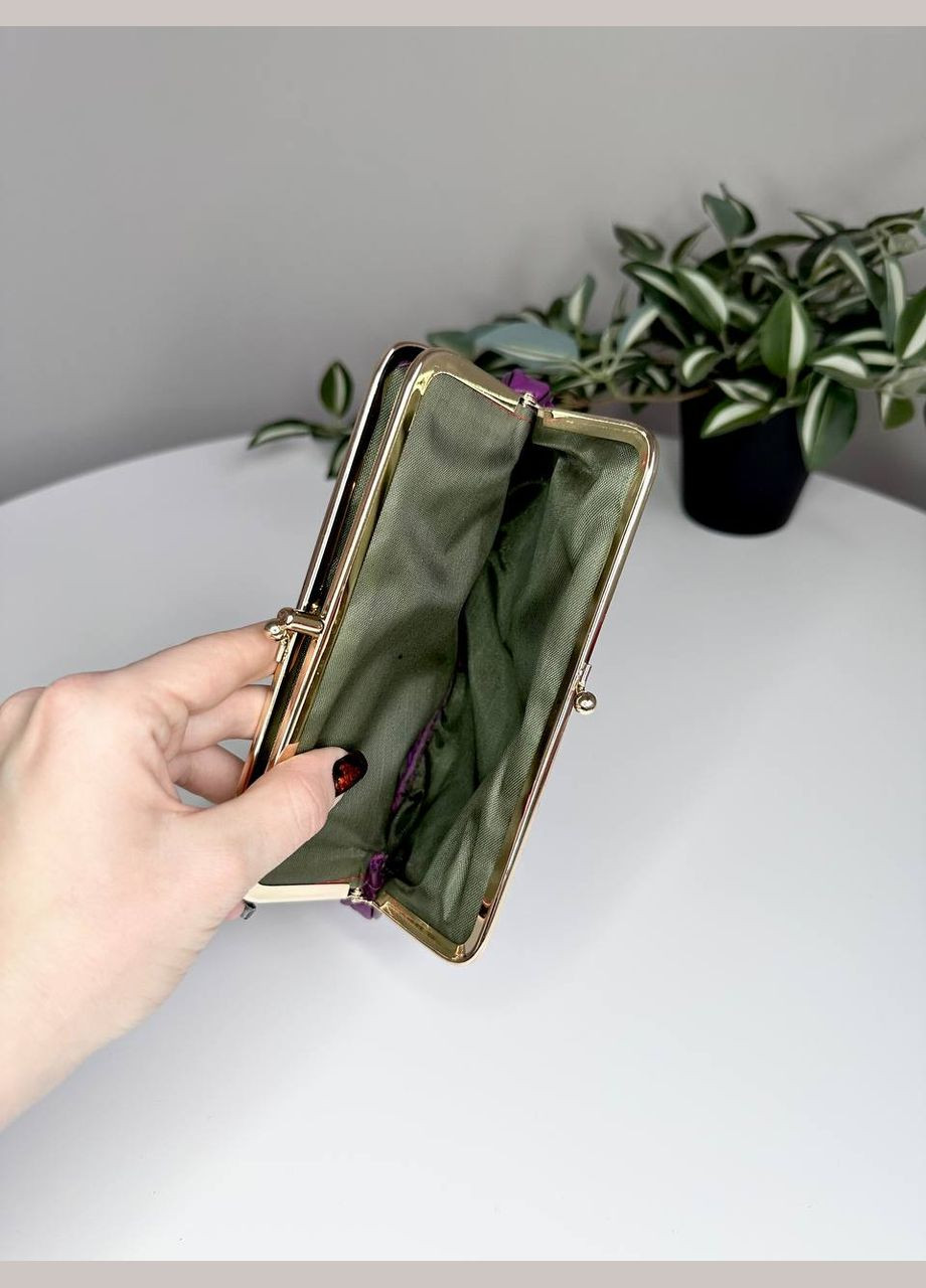 Женский большой кошелёк монетница на застежке поцелуй / кошелек для мелочи Classic (315688115)