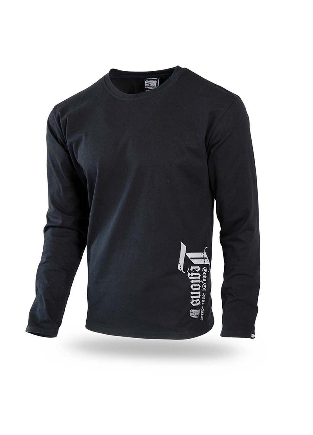 Черный демисезонный кэжуал лонгслив Dobermans Aggressive