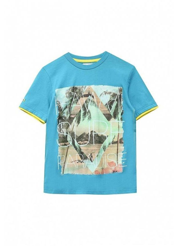 Голубая поло Boboli