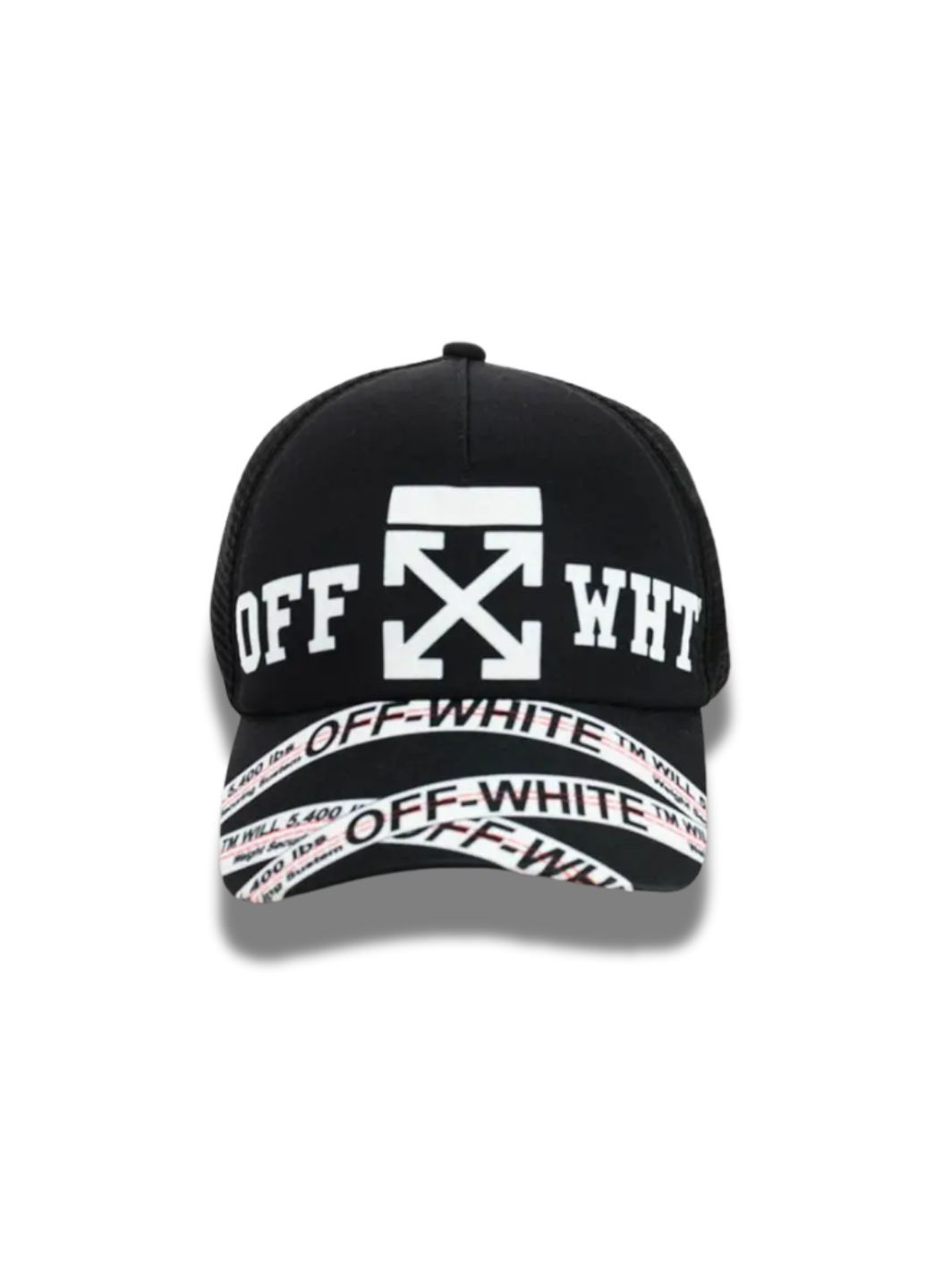 Літня кепка із сіткою Офф-Вайт / Off-White No Brand Кепка із сіткою та принтом (335007742)