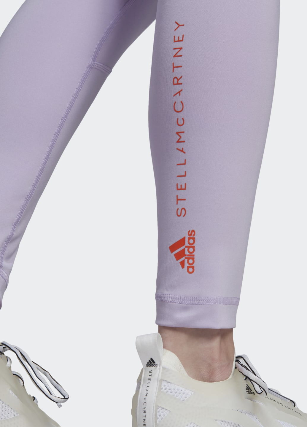 Фиолетовые демисезонные леггинсы для фитнеса by stella mccartney truepurpose adidas