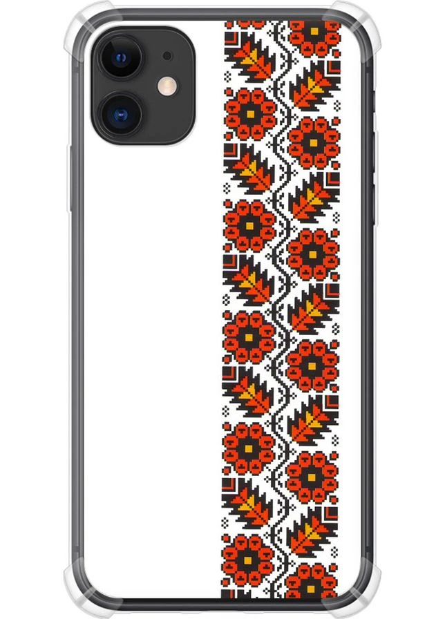 Силикон с усиленными углами чехол 'Вышиванка 29' для Endorphone Apple iPhone 11 (269345630)