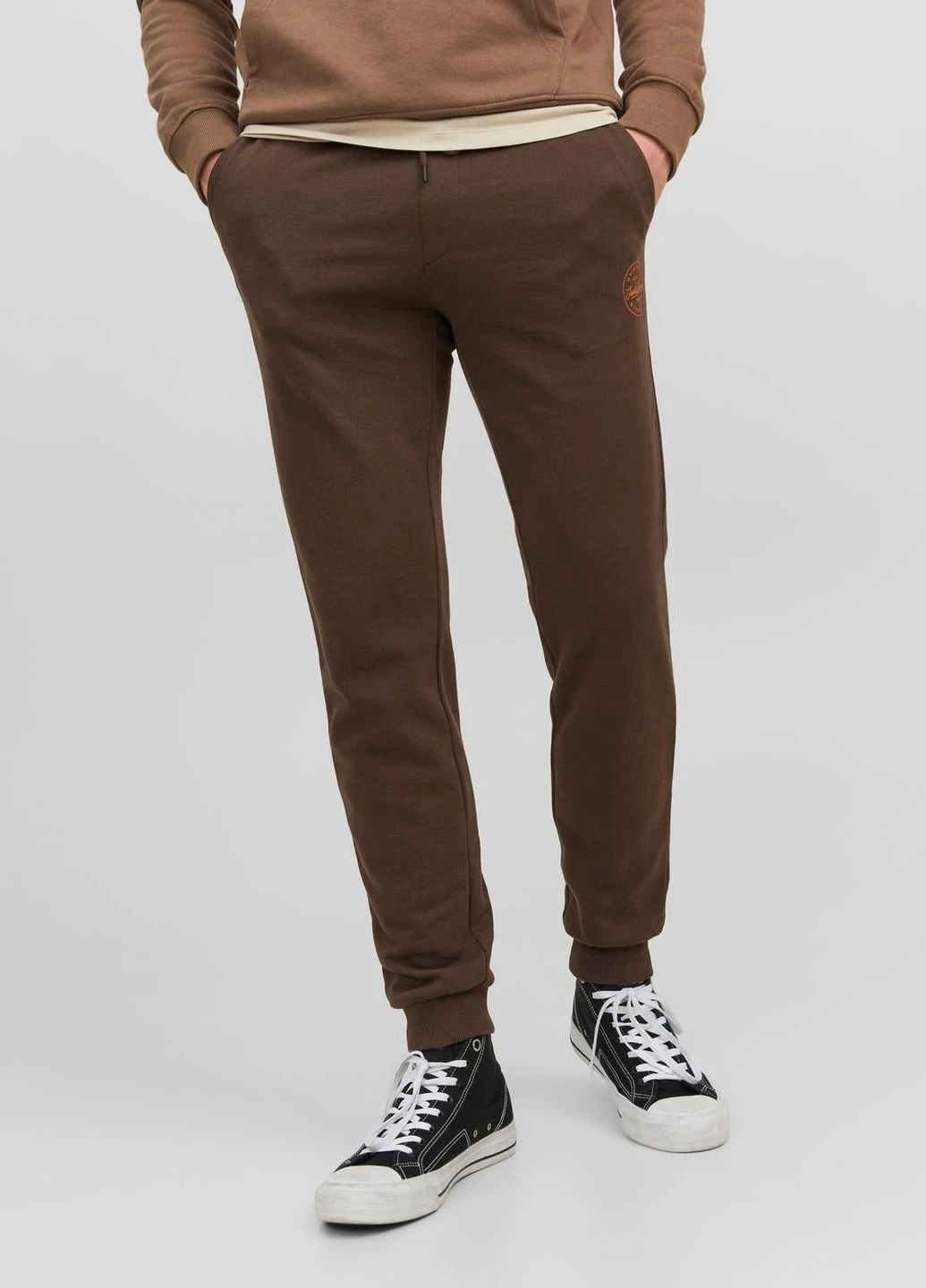 Коричневые брюки Jack & Jones