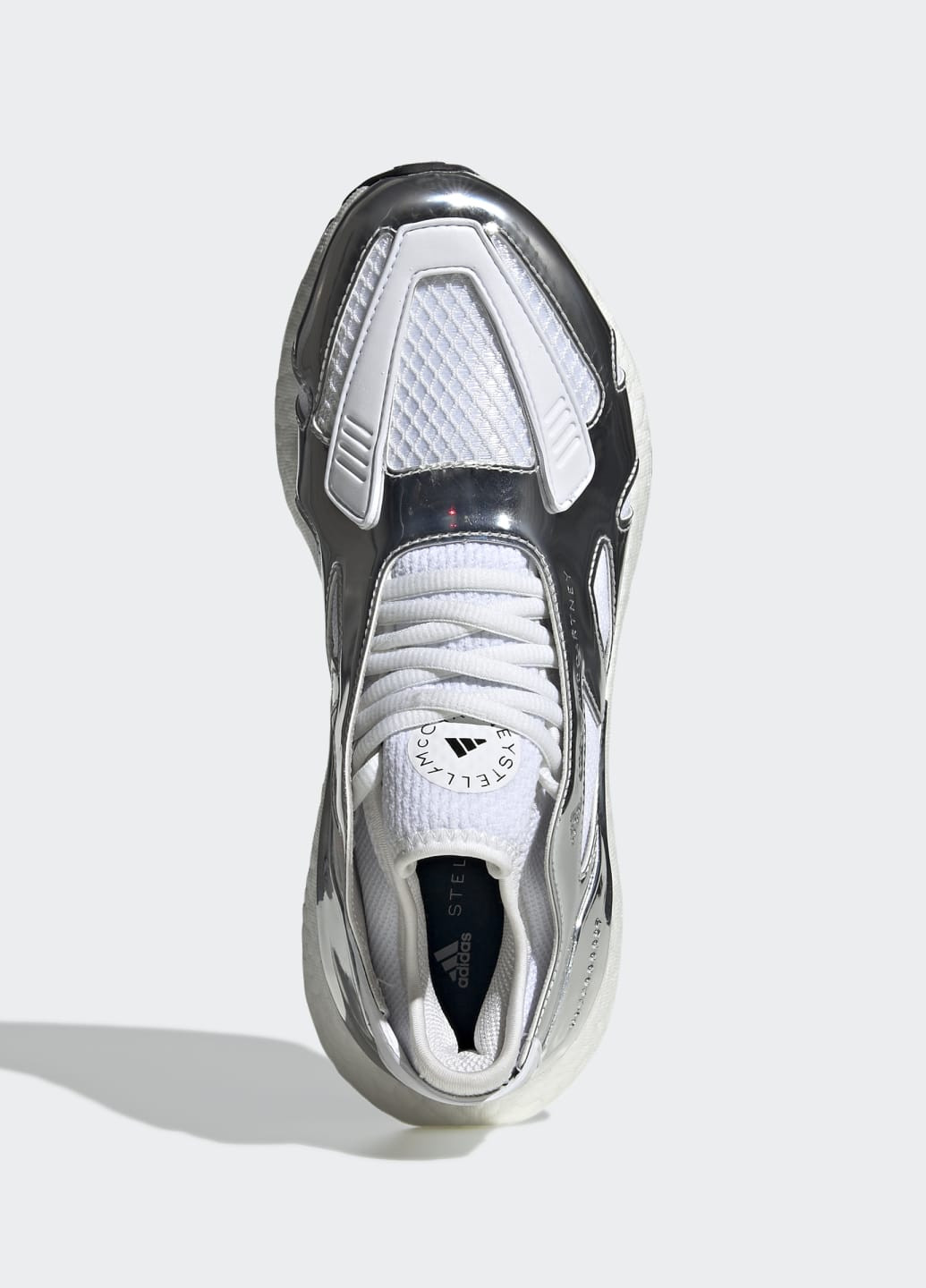 Срібні всесезонні кросівки для бігу by stella mccartney ultraboost 22 adidas