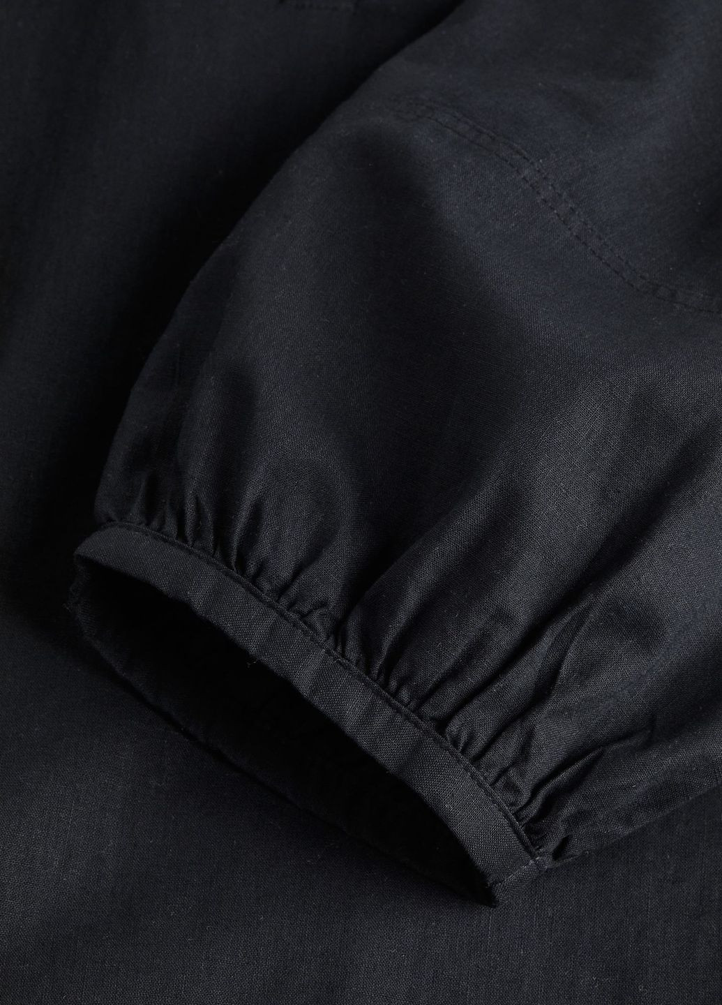 Черное повседневный платье H&M однотонное