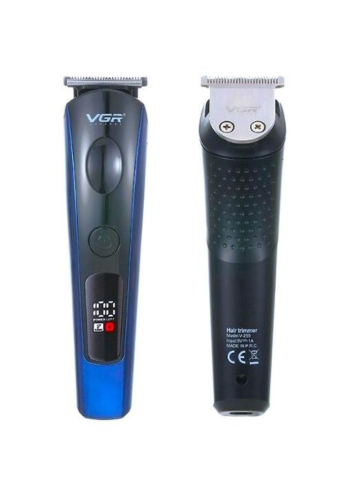 Машинка для стрижки волосся V-259 3 в 1 бездротова акумуляторна з режимом "Турбо" VGR (276525865)