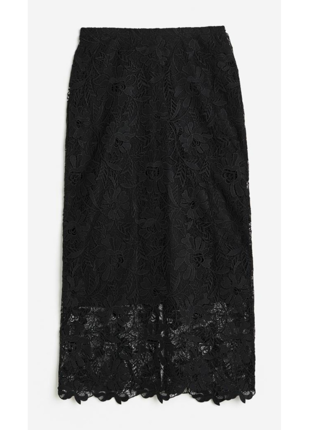 Черная коктейльный юбка H&M