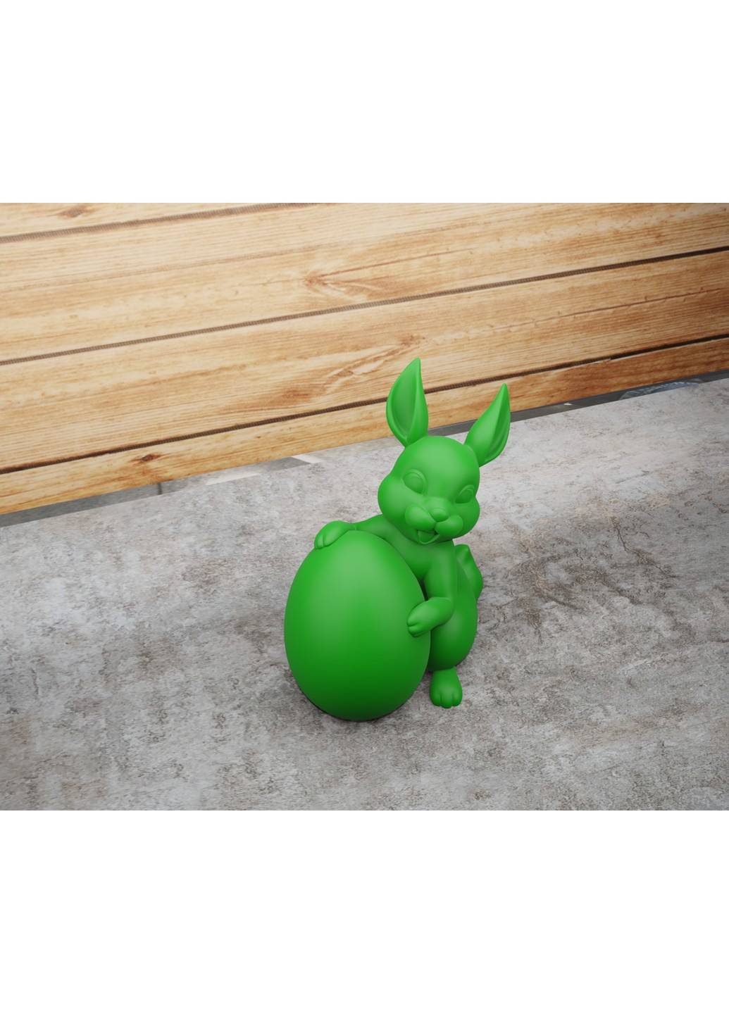 Cтатуэтка Пасхальный кролик с яйцом ЗаСвіт (261555160)