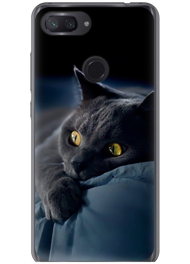 Силіконовий чохол 'Димчастий кіт' для Endorphone Xiaomi Mi 8 Lite (265226924)