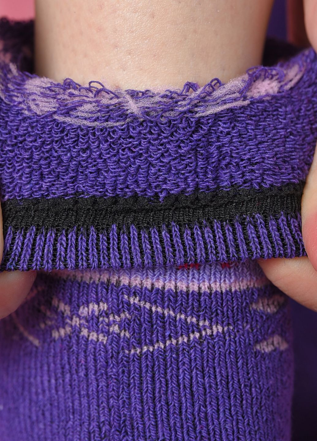 Носки махровые женские фиолетового цвета размер 37-42 Let's Shop (261762188)
