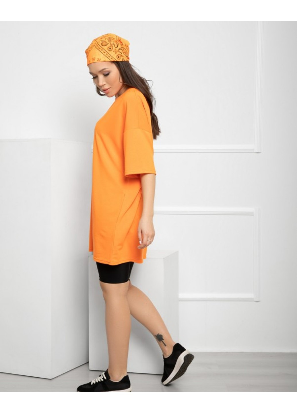 Оранжевая футболки 12594 оранжевый ISSA PLUS