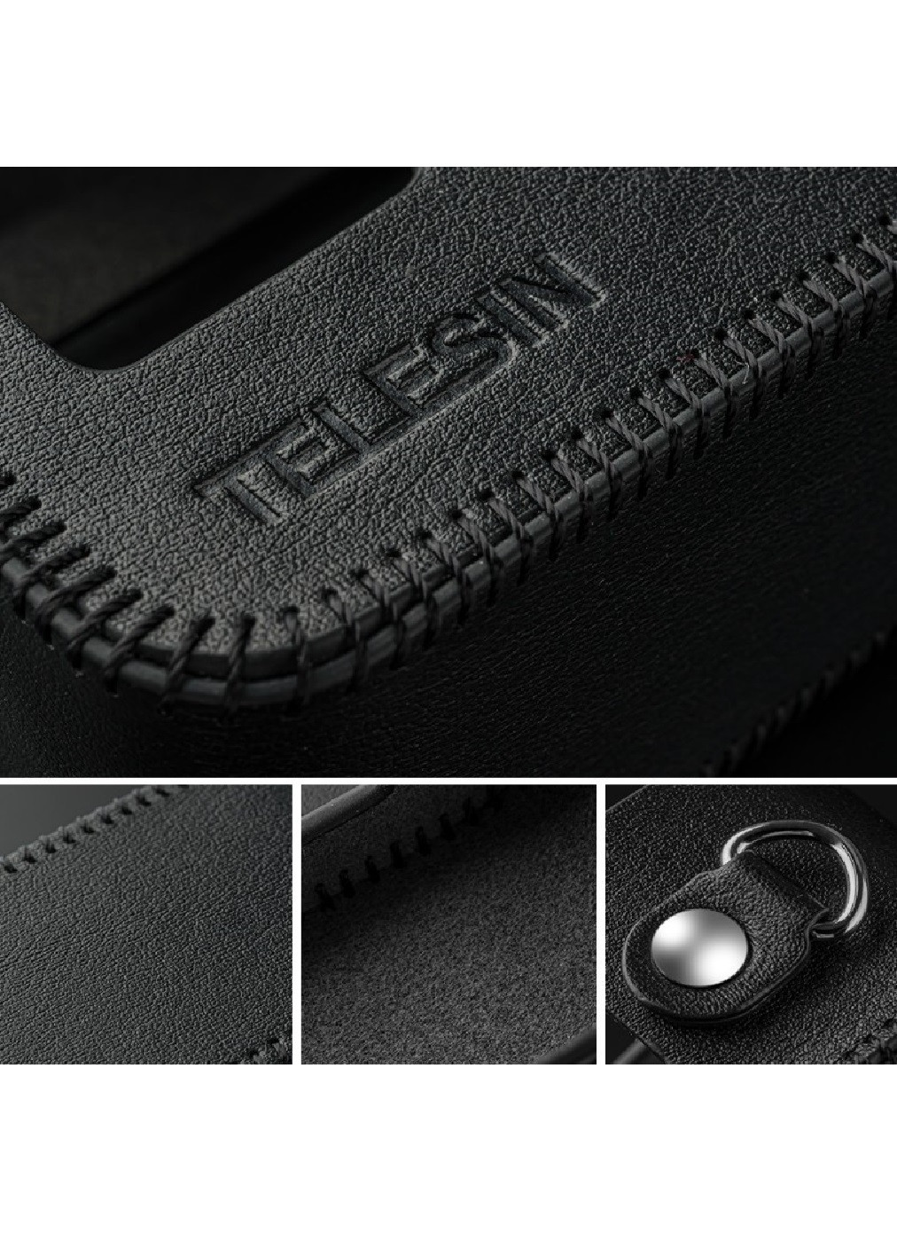 Кожаный защитный чехол Telesin для GoPro Hero 8 Black (473952-Prob) Черный Unbranded (256930400)