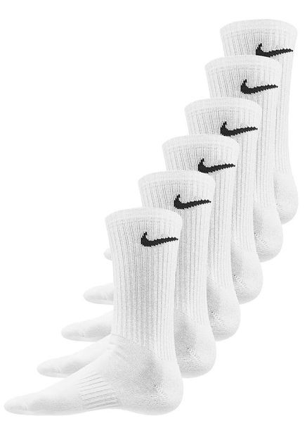 Шкарпетки 39-44, білі високі шкарпетки 6 пар, комплект Nike (276255258)