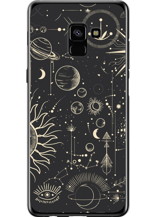 2D пластиковий чохол 'Фаза місяця' для Endorphone Samsung Galaxy A8 Plus 2018 A730F (258083989)