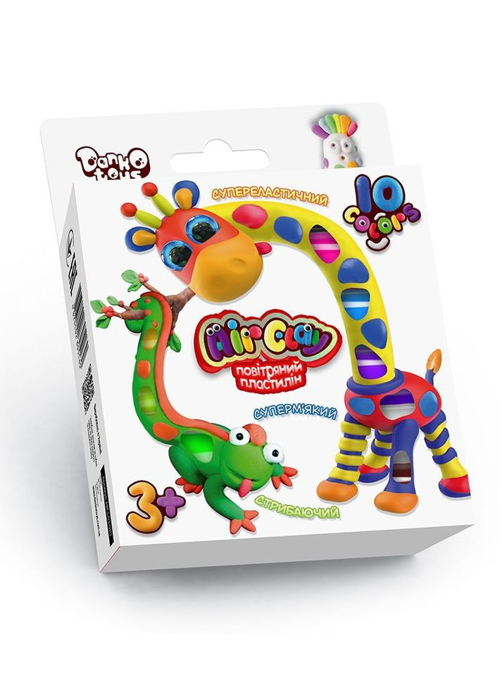 Набор пластилина креативное творчество "Air Clay" цвет разноцветный ЦБ-00196195 Danko Toys (264292208)