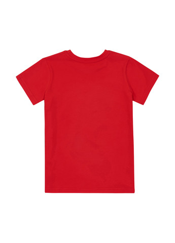 Красная летняя футболка O! clothing