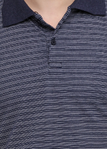 Темно-синяя футболка-поло для мужчин Chiarotex в полоску