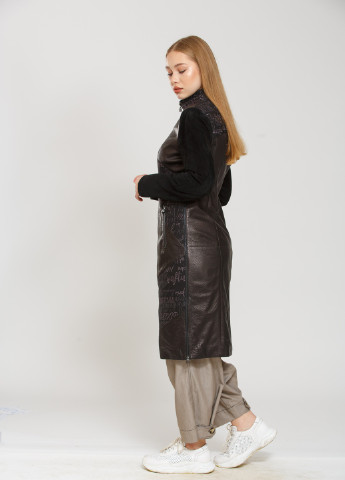 Плащ Чорний Donna Bacconi демісезон (243758978)