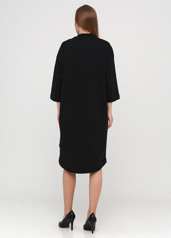 Чорна кежуал сукня сукня-світшот, а-силует Monki однотонна