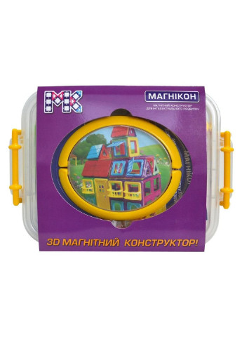 Конструктор (МK-84) Магнікон 84 детали plastic box (198484553)