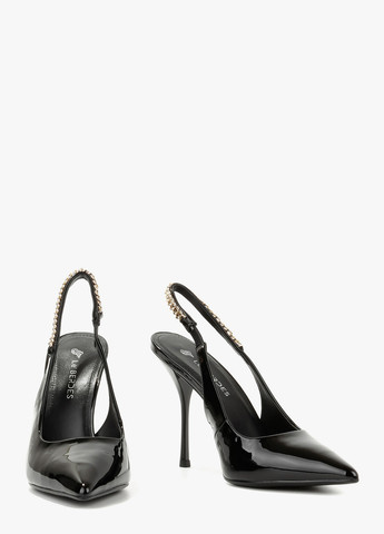 Le'BERDES Туфлі слінгбекі чорний з натуральна шкіра, україна — літо (322646268)