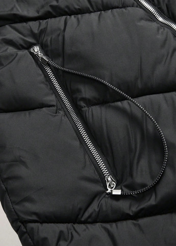 Черная зимняя куртка SHEIN