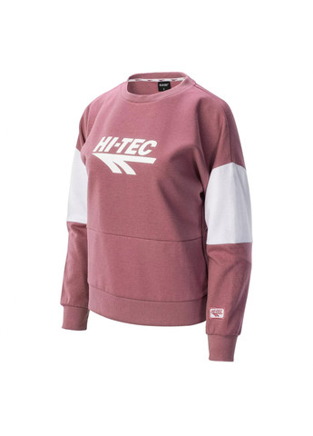 Світшот Hi-Tec - Прямий крій логотип рожевий спортивний поліестер - (258604181)