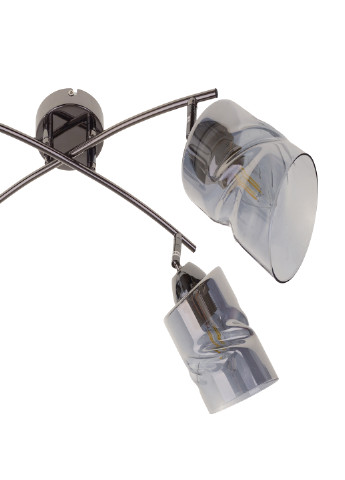 Люстра на 4 лампочки LK-723S/6 E27 BK + CH Brille (251290928)