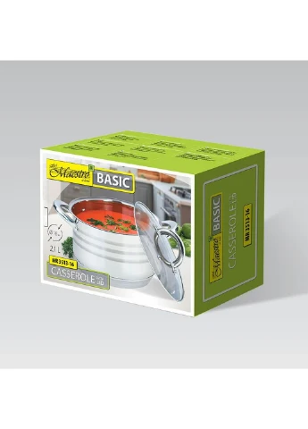 Кастрюля с крышкой MR-3513-24 6,5 л 24 см Maestro (253631142)