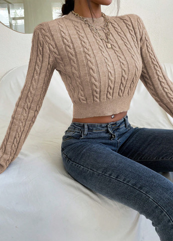 Бежевий демісезонний джемпер джемпер SHEIN