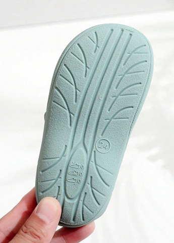 Оливковые кэжуал сандалии SHEIN на липучке