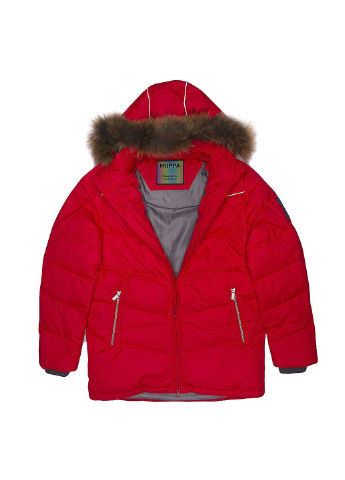 Червона зимня куртка пуховик moody 1 Huppa