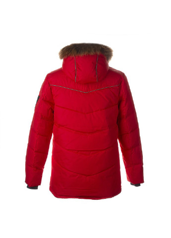 Червона зимня куртка пуховик moody 1 Huppa