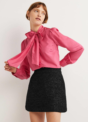 Черная кэжуал однотонная юбка Boden а-силуэта (трапеция)