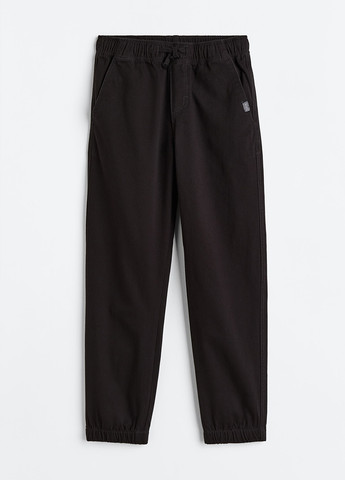 Черные кэжуал демисезонные брюки чиносы H&M
