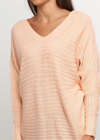 Персиковый демисезонный пуловер пуловер mnn mond