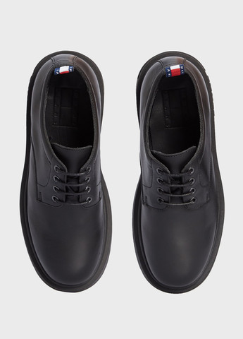 Tommy Jeans Туфли дерби черный з натуральная кожа, — демисезон (302870049)