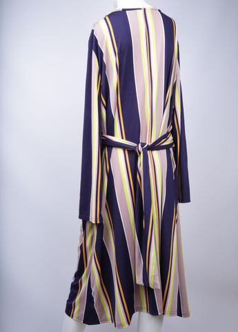 Комбинированное кэжуал платье Mark в полоску