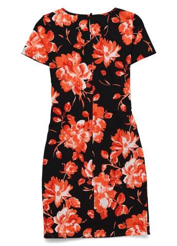 Черное кэжуал платье Fransa с цветочным принтом