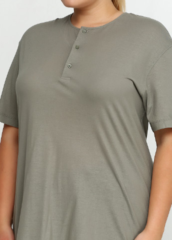Хаки (оливковая) летняя футболка Cos